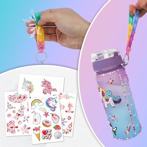 Gem Diamond Painting Water Bottle Kit for Girls L690