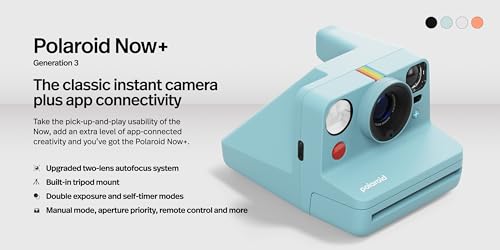 I-Type Instant Camera + Film Bundle with Bluetooth App Control X358