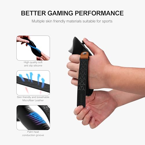 Controller Extended Grips for Meta Quest 3/Quest3S, Wireless Charging E603