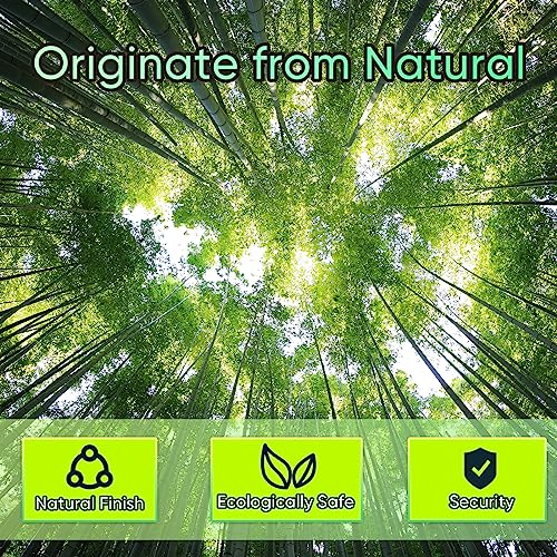 Natural Bamboo Fence Roll 6ft x 8ft, Outdoor Privacy Screen for Garden Q294