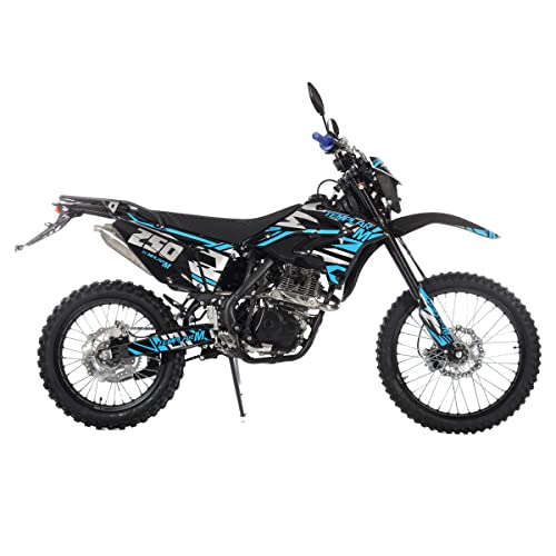 250cc Dirt Bike with 5-Speed Manual, 21"/18" Wheels B33427