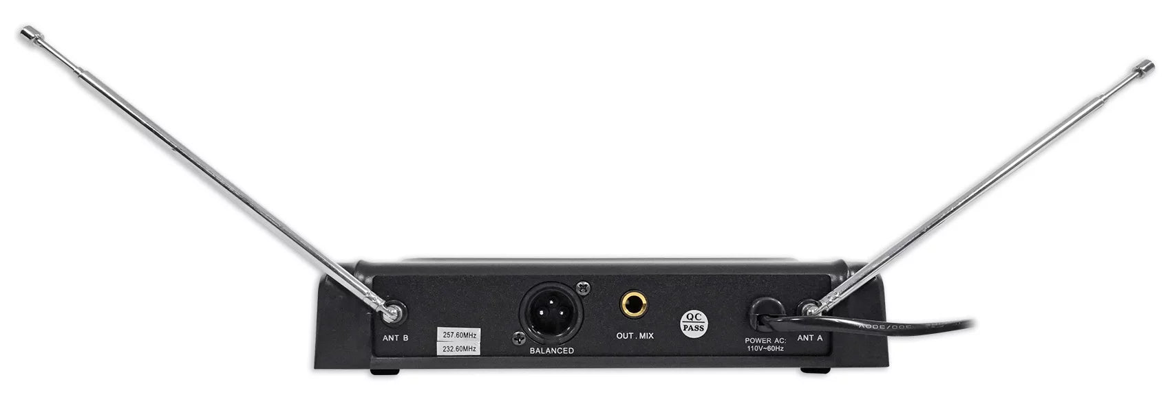 12" 3-Way 1600W Karaoke Speakers with Amplifier and Wireless Mics Z434
