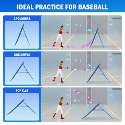 Volleyball Baseball Softball Rebounder Net for Backyard Training R2731