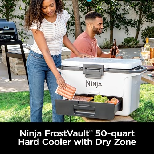 50qt Hard Cooler with Dry Storage Drawer, Slate Gray Z920