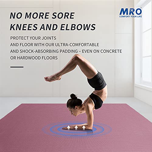 Extra Large Yoga Mat 12x6 ft, Non-Slip, Thick for Home Workout C117068