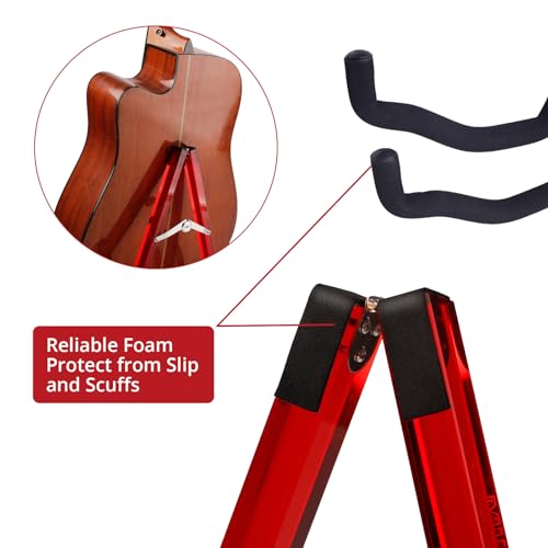 Wood Guitar Stand Foldable for Acoustic Electric Bass V5101