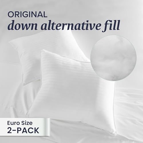 Bed Pillows Standard/Queen Size Set of 2 - Down Alternative Pillow for Sleeping F6851