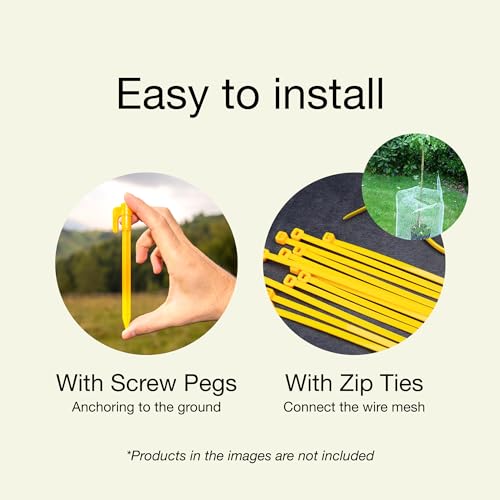 Green Plastic Wire Mesh Fence 15.7IN x 10FT Roll for Poultry, Dogs, Rabbit & Gardening F3724