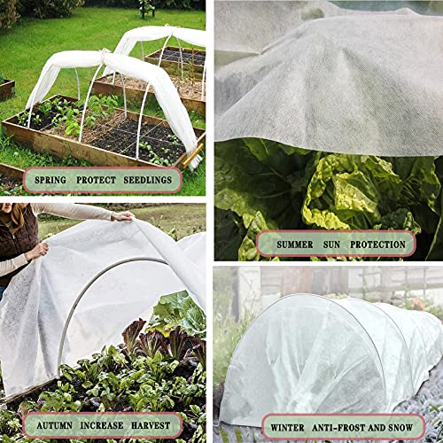 Plant Covers Freeze Protection 10x50ft Garden Floating Row Cover Vegetable Frost Blanket S997832