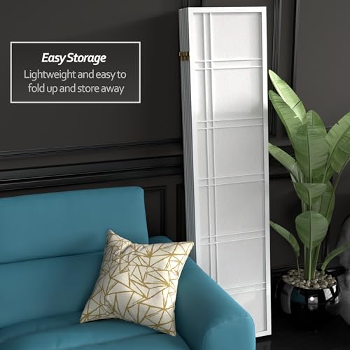 6 Panel Honey Room Divider D80902