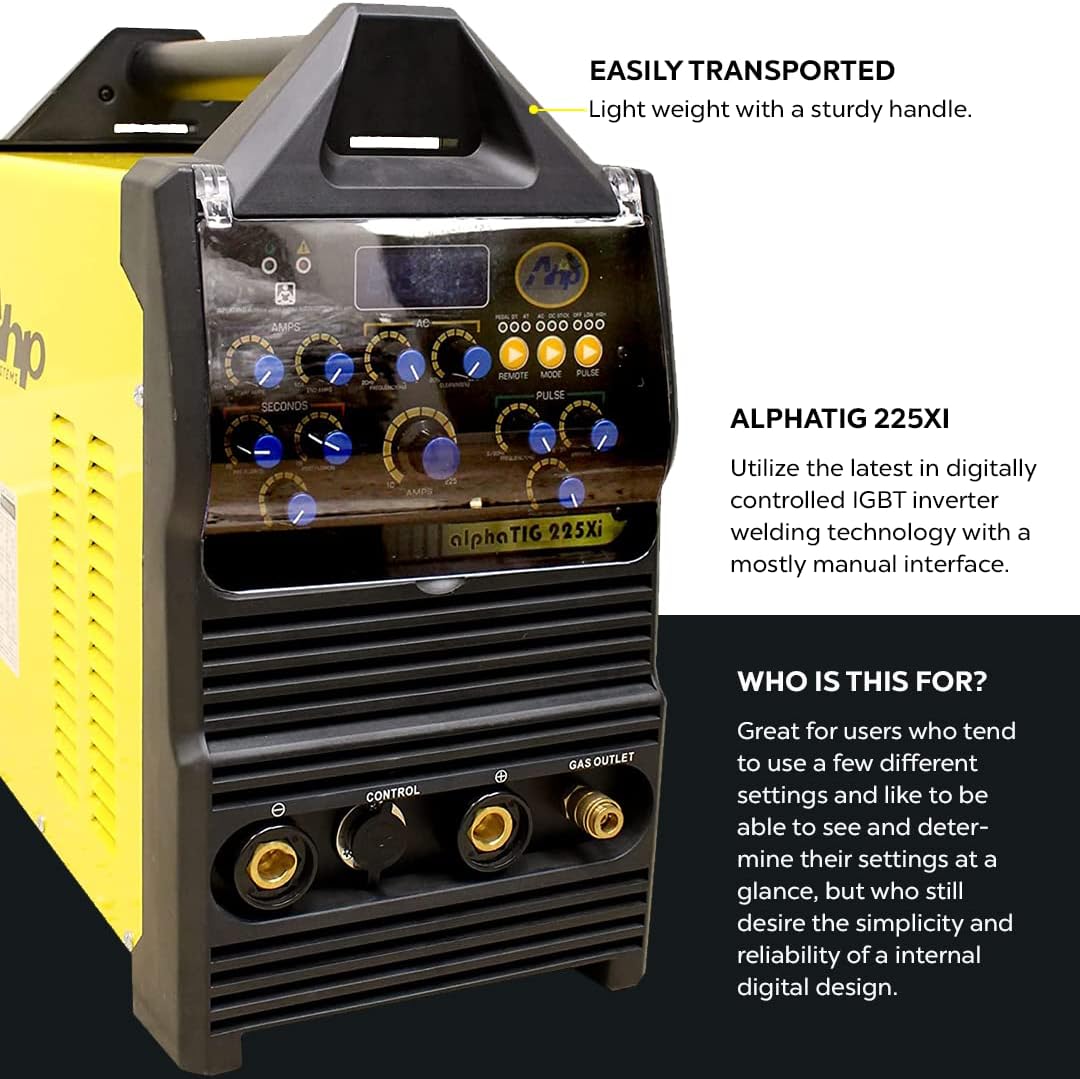 TIG/Stick Welder 200 Amp AC/DC Pulse Dual Voltage W451536
