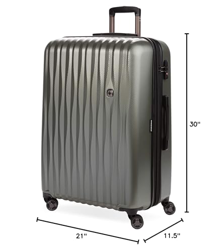 Expandable Hardside Luggage with Spinner Wheels and TSA Lock, Carry-On 19-Inch X51908