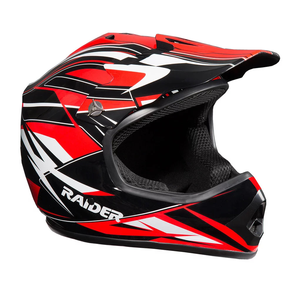 Youth Motocross Helmet DOT Approved Red F508