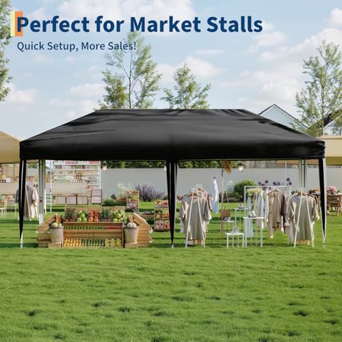 Pop Up Canopy Tent with Roller Bag, Adjustable Height U660