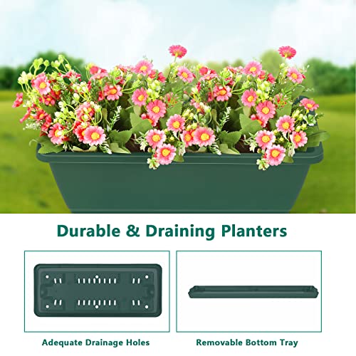Raised Garden Bed 4 Tier Vertical Planter with Legs H80745