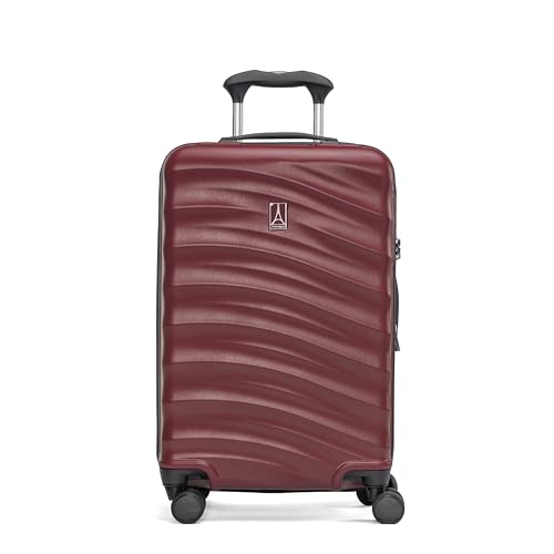 Hardside Expandable Carry-On Luggage with 8 Spinner Wheels and TSA Lock Q7052