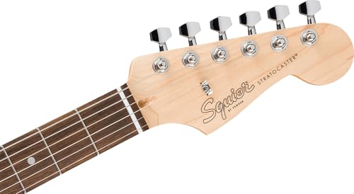 Stratocaster Electric Guitar Bundle with Amplifier, Gig Bag, Strap, Cable, Picks, and DVD F102
