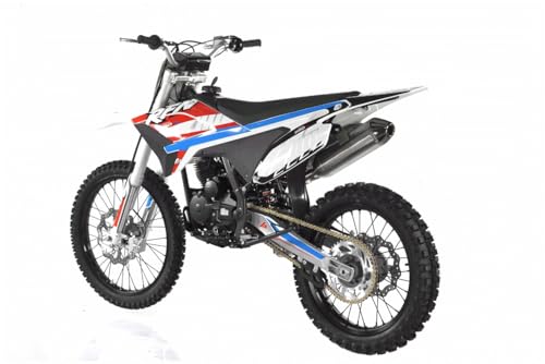 250cc Dirt Bike Racing Motorcycle, 5 Speed, Blue G556