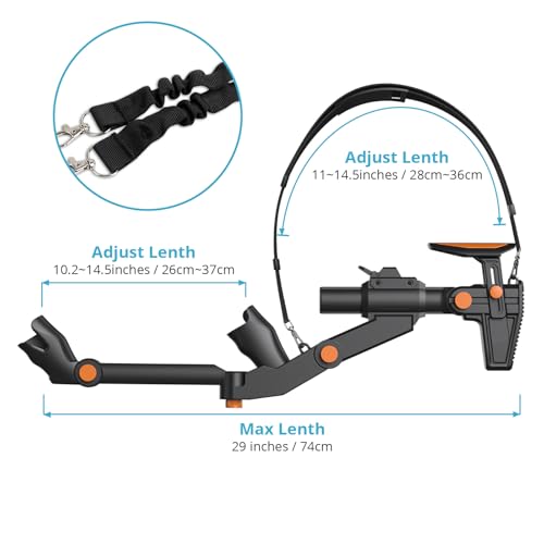 VR Gunstock for Quest 2 3 3S Pro – Adjustable FPS Controller Accessories with Magnetic Attachment N174248