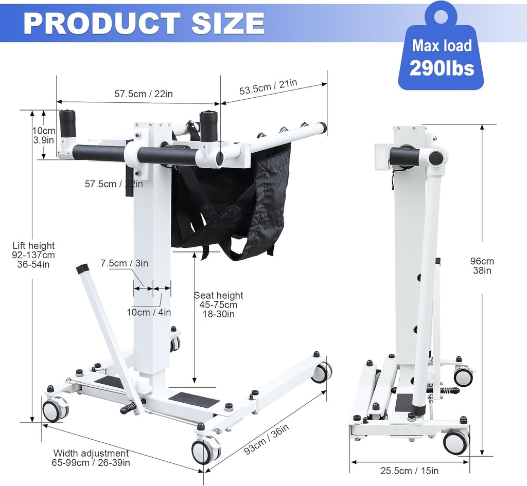 Electric Patient Transfer Lift Chair for Wheelchair to Car Use A247230