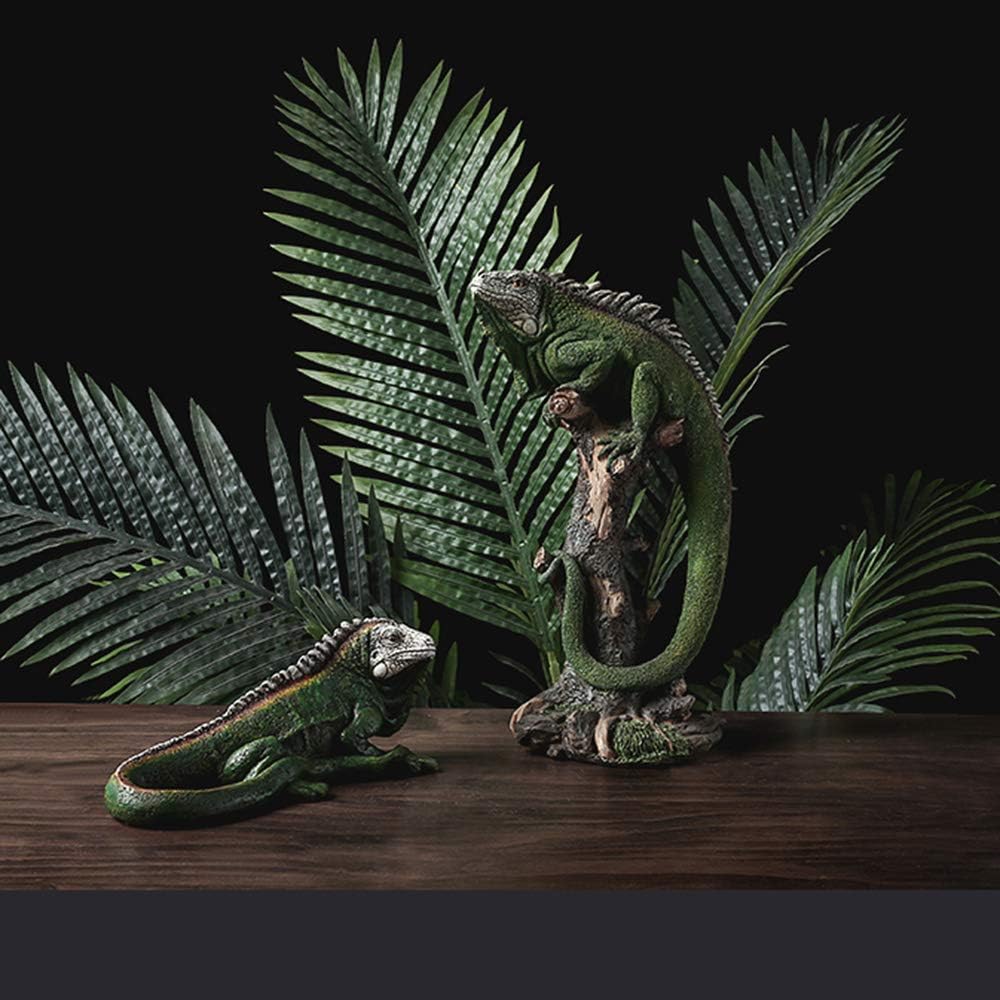 Lizard Statue Resin Sculpture for Home Decor U9694