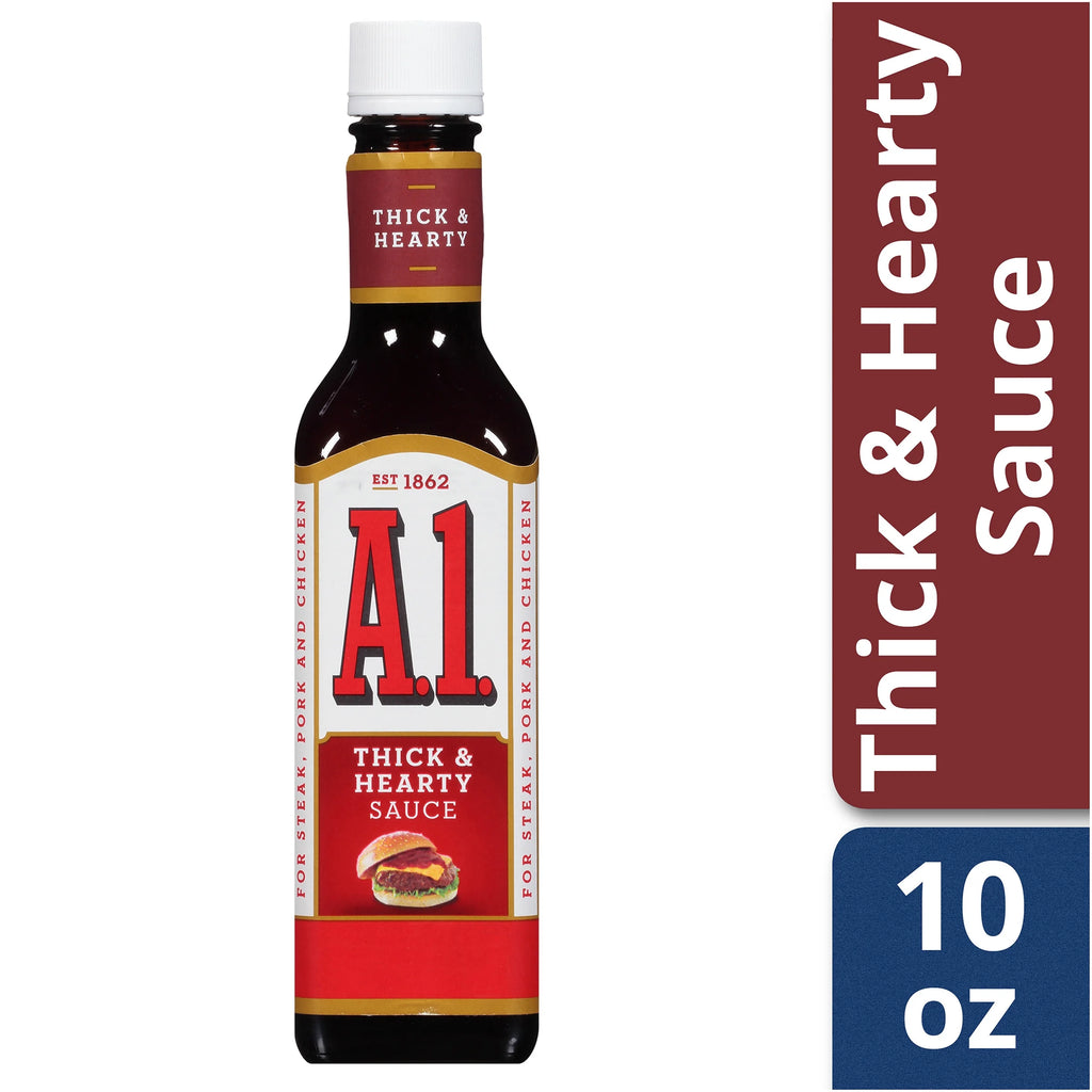Thick & Hearty Steak Sauce, 10 oz Bottle (3-Pack) U12303