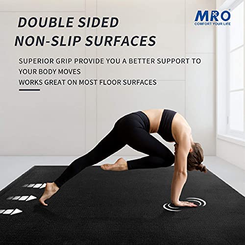 Extra Large Yoga Mat 12x6 ft, Non-Slip, Thick for Home Workout C117068