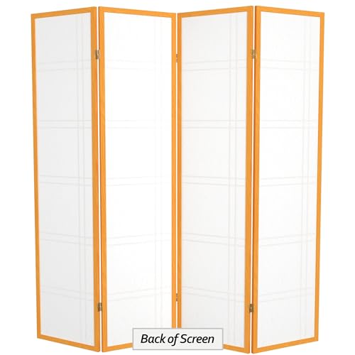 6 Panel Honey Room Divider D80902