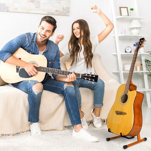 Wood Guitar Stand Foldable for Acoustic Electric Bass V5101