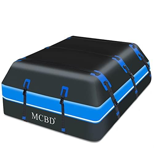 Soft-Shell Waterproof Rooftop Cargo Carrier, 21 Cubic Feet, with Straps and Storage Bag I12135