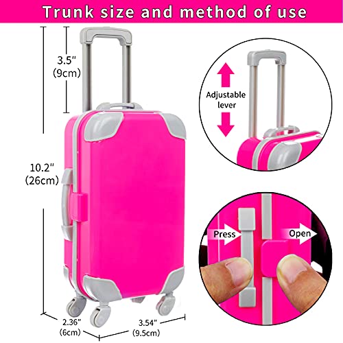 18 inch Doll Clothes and Travel Accessories Play Set Z87313