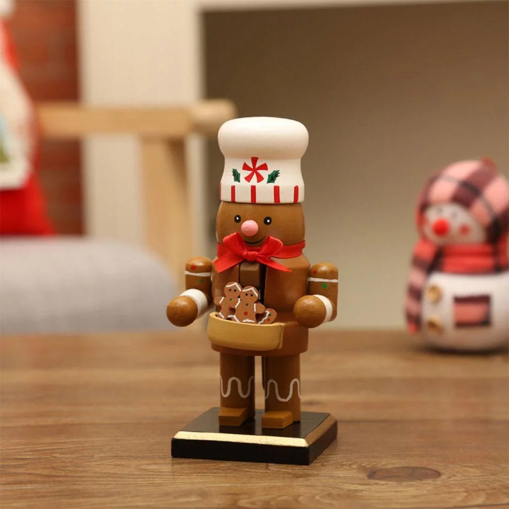 Nutcracker Puppet Toy 16cm Xmas Gingerbread Decor F380928