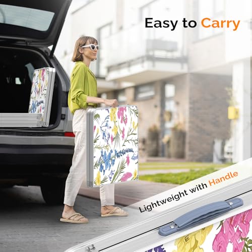 3ft Aluminum Folding Camping Table with Carrying Handle O3096
