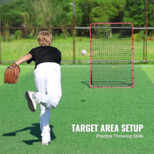 Baseball and Softball Rebounder Net with Pitching Target U4848