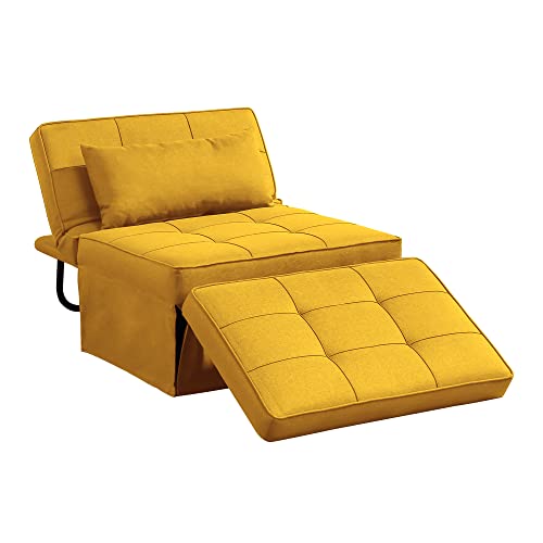 Folding Sofa Bed with Adjustable Backrest, Dark Grey Q8430