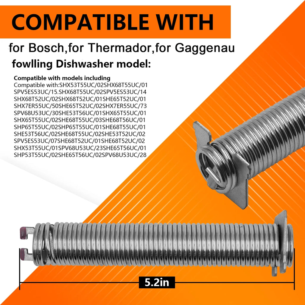 Dishwasher Door Spring Kit Replacement L4240