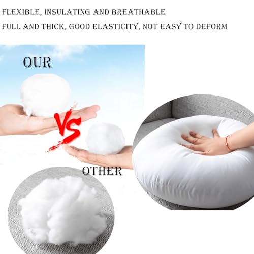 Round Throw Pillow, 18" Super Soft Decorative Floor Pillow for Couch Bed Sofa S53251