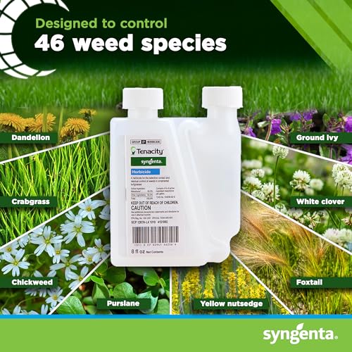 Tenacity Herbicide Pre-Emergent and Post-Emergent Weed Killer for Lawns, 8 oz G496
