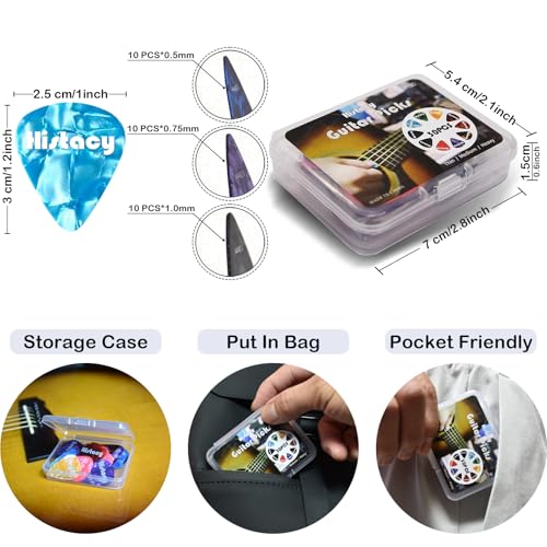 Guitar Accessories Kit with Tuner, Capo, Picks, Holder & Storage Case X553