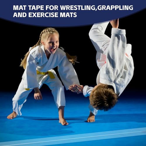 6 Rolls 4" x 108' Wrestling Mat Seam Cover Tape for Gymnastics Floor L928