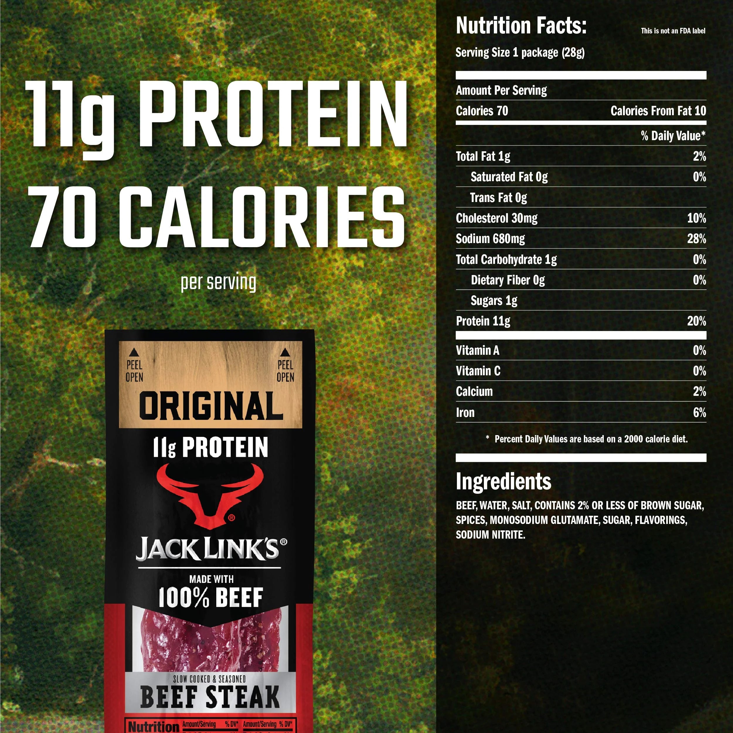 Beef Steaks, 1 oz, 12 Ct K71689