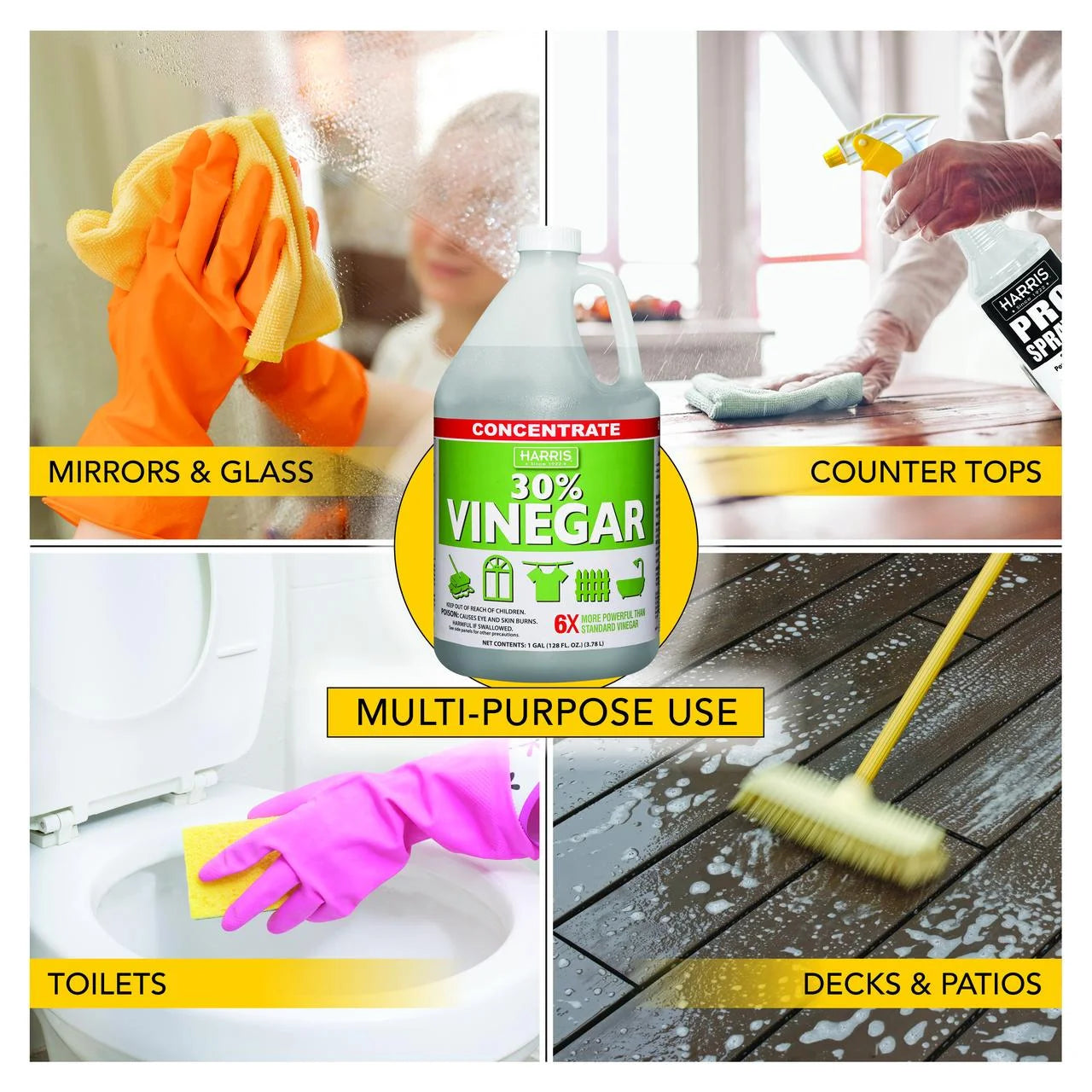 Vinegar Cleaner Concentrate, 1 Gallon R6358