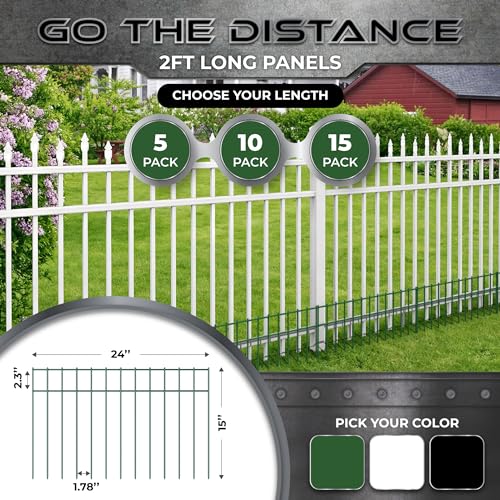 Dog Digging Fence Barrier 5 Pack Black 24in x 15in H51269