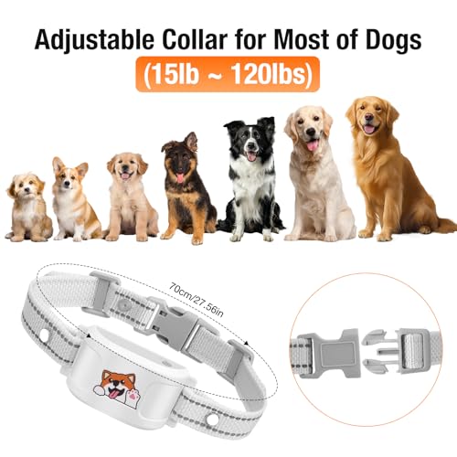 Wireless Dog Fence & Training Collar with GPS Geo-Fence, 3 Correction Modes, 7-Day Battery P120769