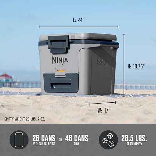 50qt Hard Cooler with Dry Storage Drawer, Slate Gray Z920