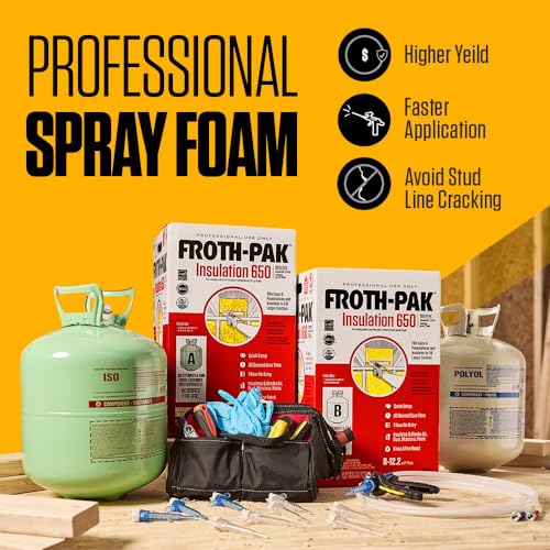 Spray Foam Insulation Kit, 30 ft Hose, Closed Cell Polyurethane I146428