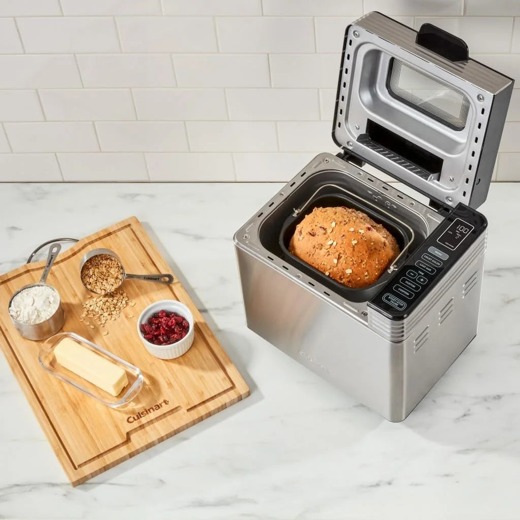 Bread Maker Machine with 16 Menu Options, 3 Loaf Sizes, Stainless Steel G893278