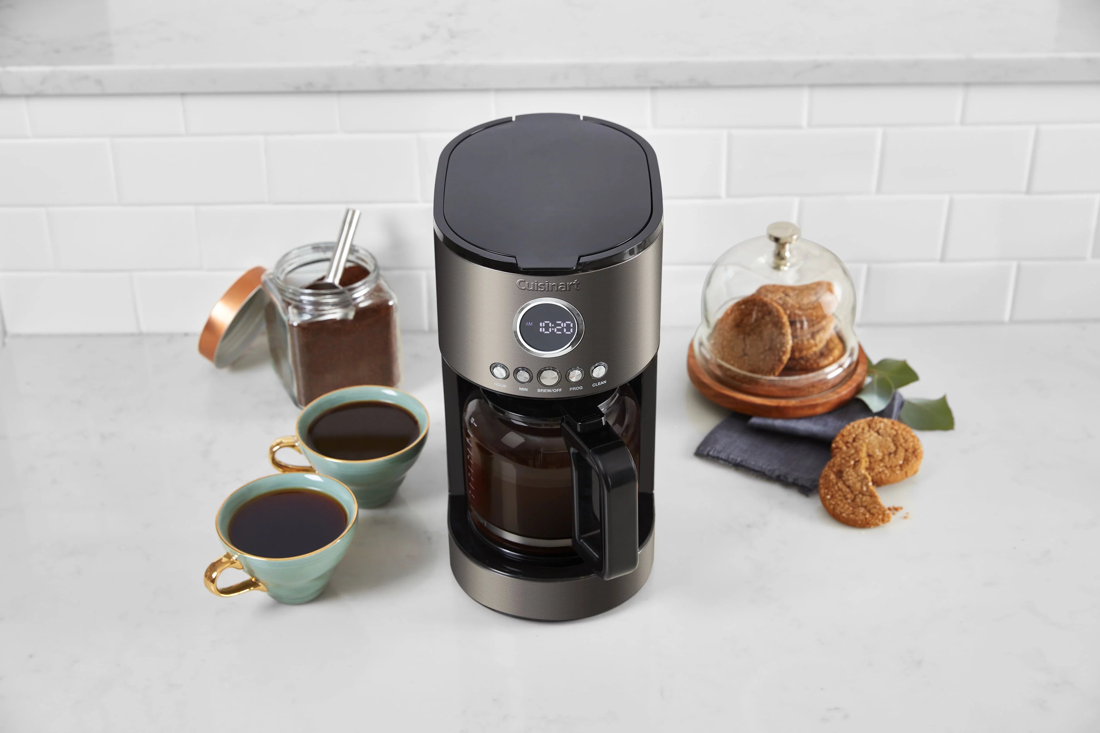 12 Cup Coffeemaker, Stainless Steel Black G946177
