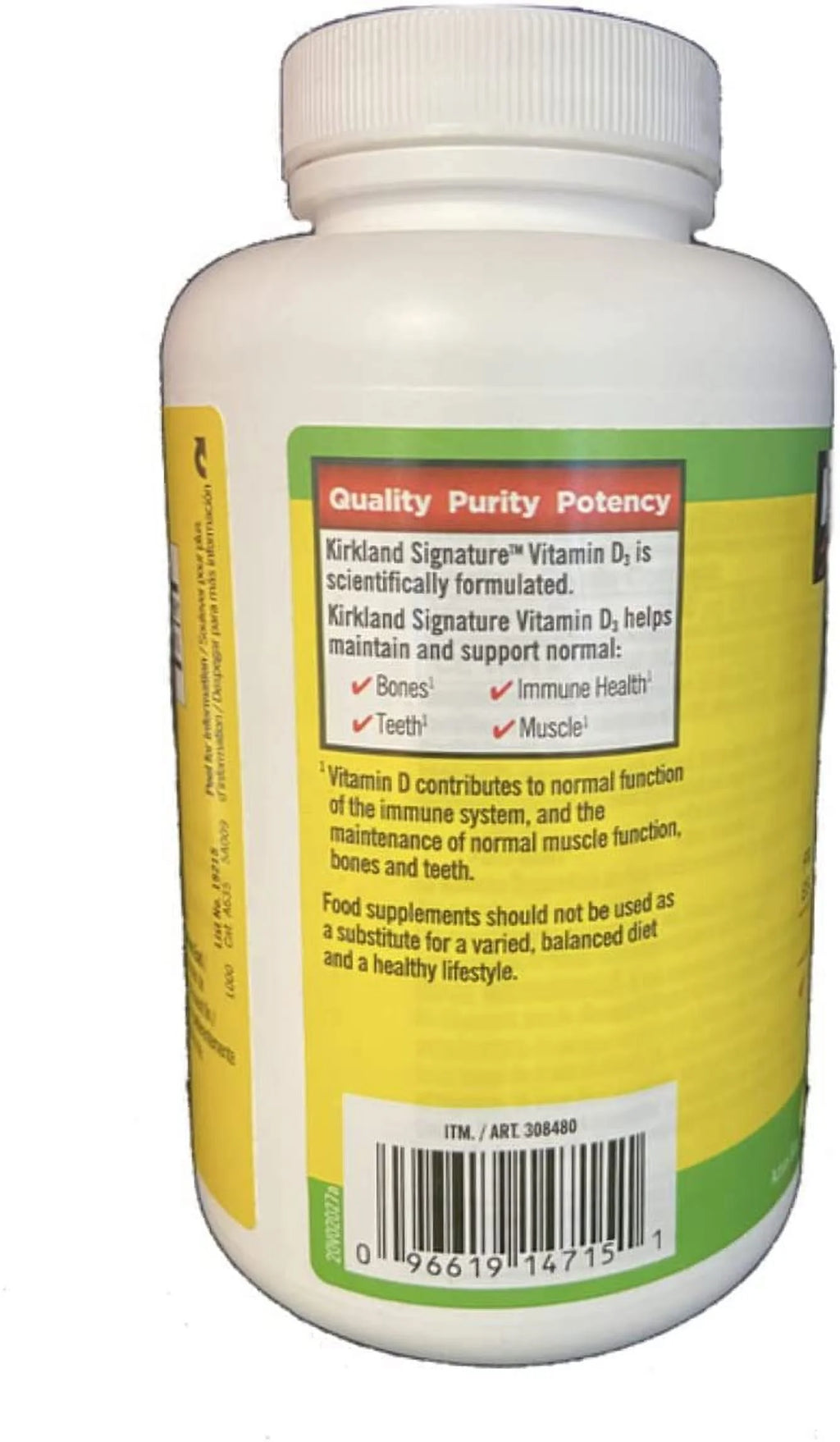 Vitamin D3 600 Softgels, 2-Pack J56579