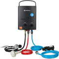 Camplux AY132BP43 Outdoor Portable Propane  Tankless Water Heater with 1.2 V Water Pump Black